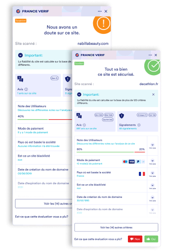 FranceVerif - 1er Détecteur D'arnaques E-commerce