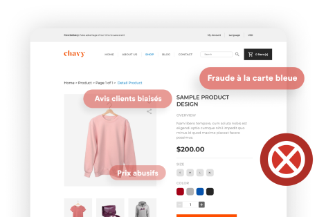 Derrière une belle vitrine peut se cacher un danger